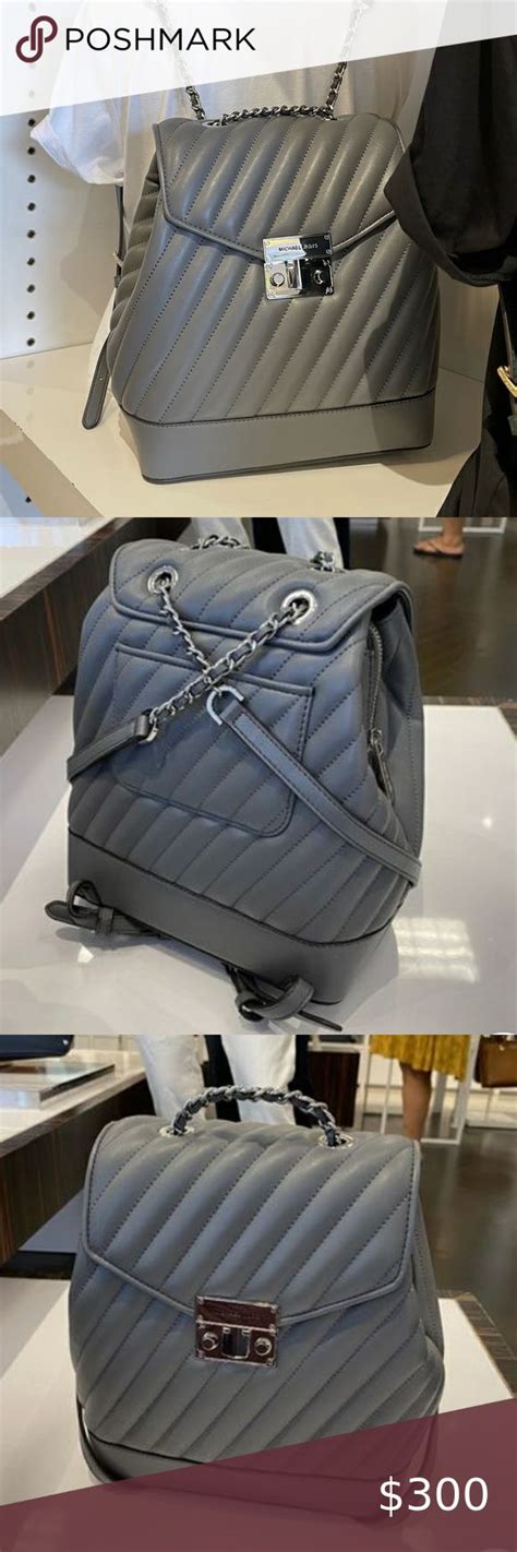 michael kors rose md chain backpack